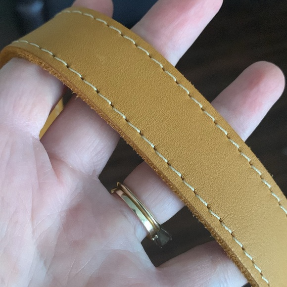 Portland Leather Goods Triangle Shoulder Bag | Sunflower - Picture 12 of 12